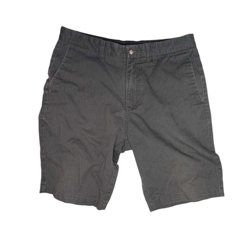 Volcom Corpo Class Mens Gray Chino Shorts Size 32 Skate Surf A09313S0